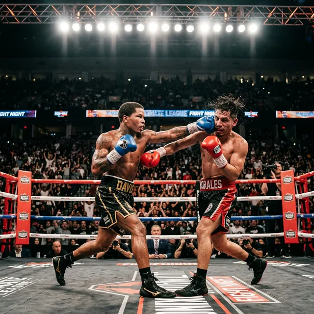 Boxing ring for fight nights on UK IPTV